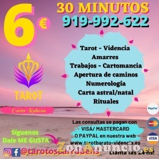 Videncia a tan solo 6 euros